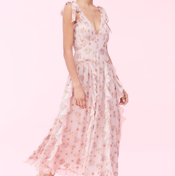 rebecca velvet maxi dress